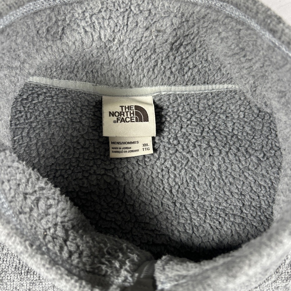 The North Face Pullover Sweater Men's XXL Gray 1/2 Zip Soft Fleece Lined Outdoor - Picture 4 of 11